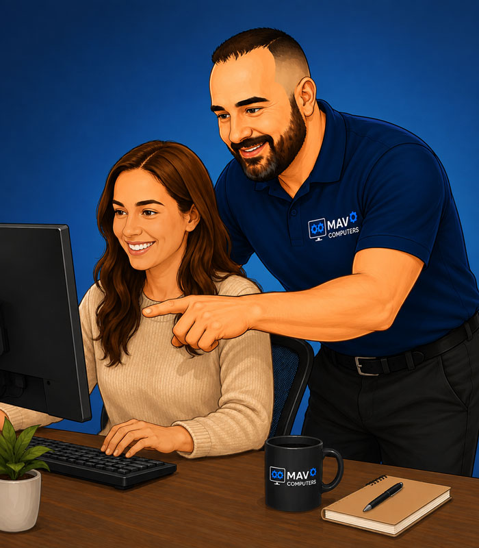 MAV Computers technician